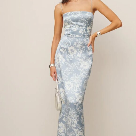 Reformation Frankie Silk Dress - Picture 1 of 2